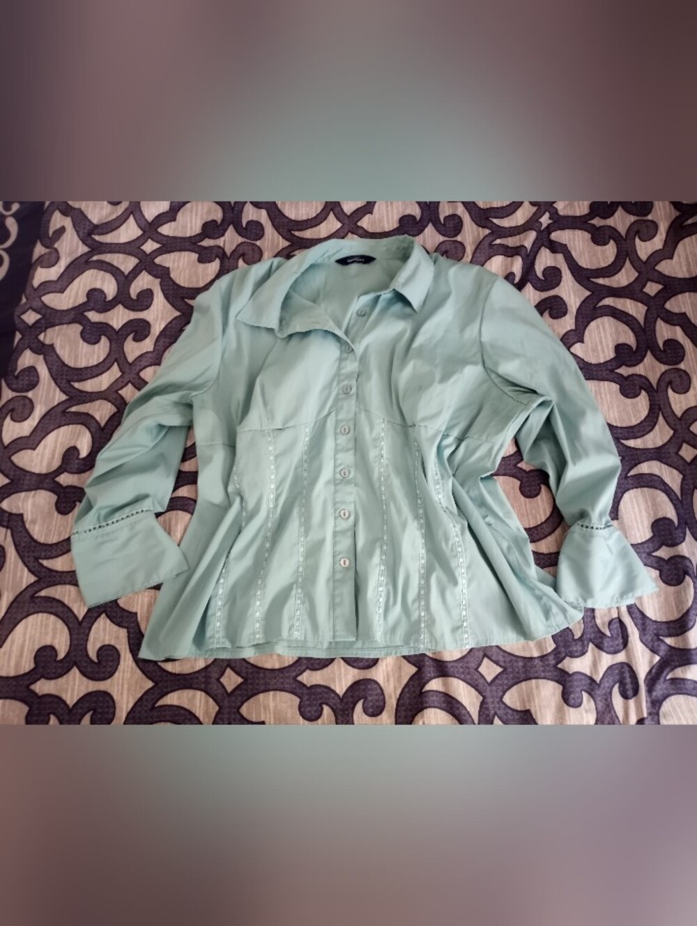 👠PENNINGTONS plus Size Button Down Shirt👠 - Picture 1 of 3
